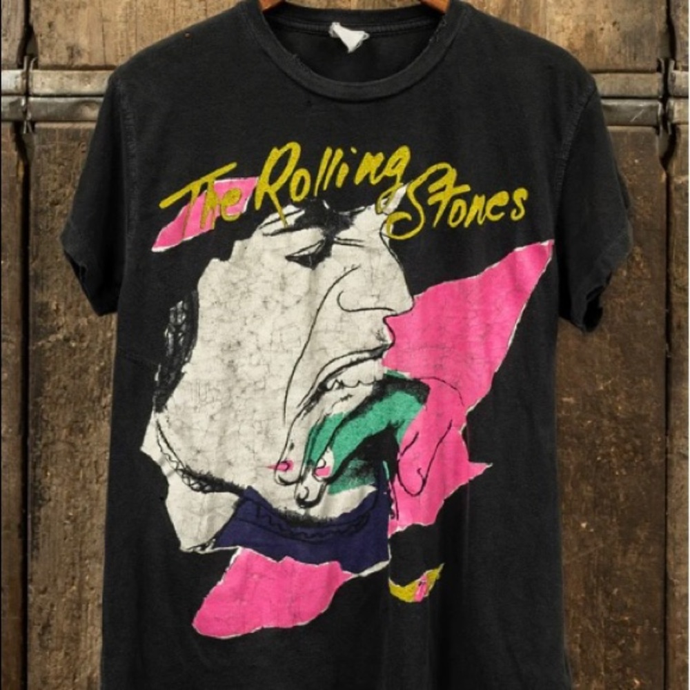 Madeworn Rolling Stones “77 tee S with free Madeworn bag EUC